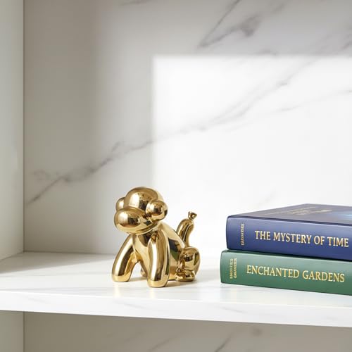 Gold Home Décor Balloon Figurine Accent (Monkey) - size: Monkey