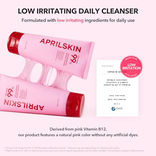 APRILSKIN TXA Bubble Gum Cleanser with Pore Brush