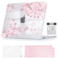 Cherry Blossom Protective Case for 2026 MacBook Neo 13 Inch A3404 - color: Cherry Blossom & Butterfly