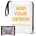 900 Pockets Custom Card Binder, Portable Waterproof PU Storage Album,VW72 - color: A-Custom-900