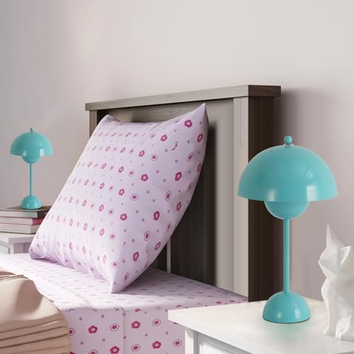Creative Mid-Century Modern Bud Table Lamp for Home&Office, Turquoise - color: Turquoise