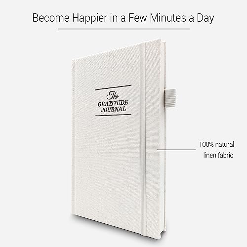 The Gratitude Journal 2026: Daily Gratitude Practice to Inspire Thankfulness, Mindfulness, Positivity, Happiness, Upgraded with Pen Holder, Inner Pocket & Elastic Closure Band (Beige) - color: Beige