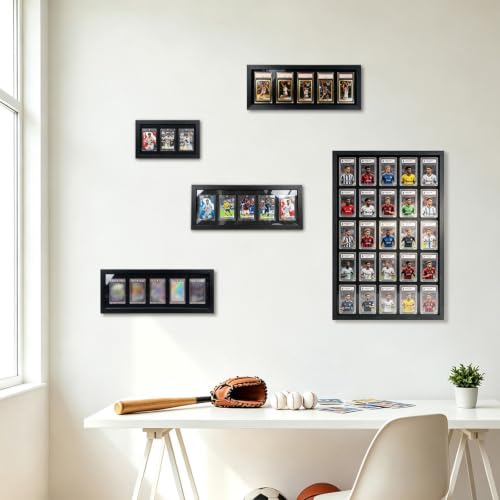 Sports Anime Game Card wall Trading Display Case Holds 5Card - 5P - size: 5-Card-5Pack-Trade