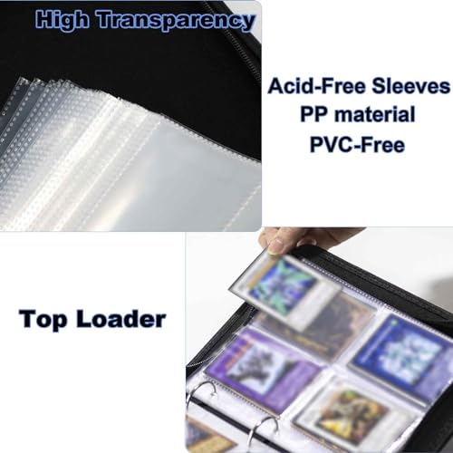 Kpop Photocard Binder Holder 440 Pockets Album A5 3 Ring Binder Pages - color: A-Classic-440 Pockets