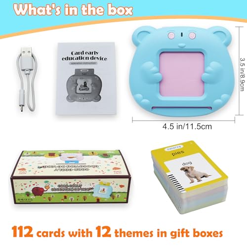 MAYAPHILOS 224 Sight Words Polish and English Talking Flash Cards - size: 224 Words Polish and English