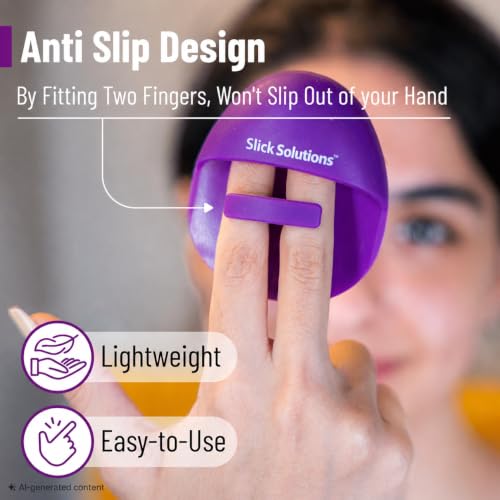 Slick- Silicone Facial Cleansing Brush, 4 Pack, Silicone Face Scrubber Exfoliator - color: Pink\purple\blue