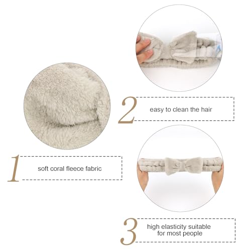 Semato Bachelorette Party Favor Set - Bride & Bridesmaid Spa Headbands (1 bride+ 7 Light coffee) - color: 1 bride+ 7 Light coffee