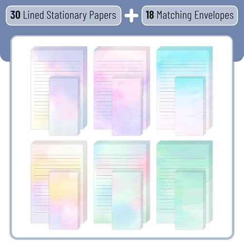 Mr. Pen- Stationery Writing Paper Set with Envelopes, 8.18" x 5.5"