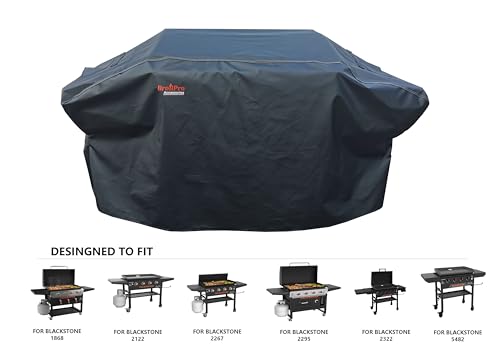 Griddle Cover for Blackstone 36" Griddle Cooking Station with Hood,Waterproof Fabric Flat Top Gas Griddle Cover, Black - size: 70"L x 28"W x 33"H
