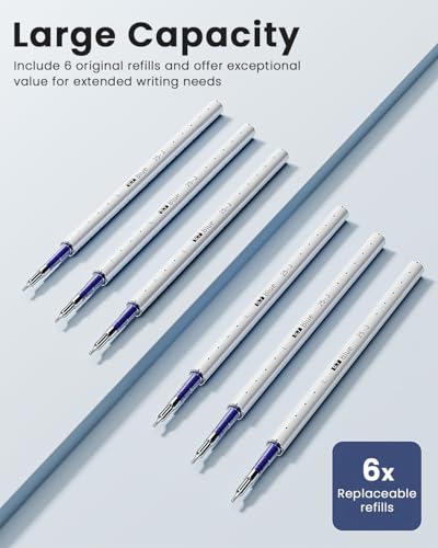 STAGEEK 12 Pcs GX3 Blue Gel Pens, Quick Dry Smooth Writing, with 3 Refills - color: 12Pcs Blue