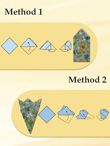 Luckyvestir Floral Pocket Squares for Men Cotton Flower Handkerchief Formal Wedding Party Graduation - color: Spring