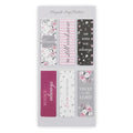 Christian Art Gifts Floral Magnetic Scripture Bookmark Set for Women - color: Pink Roses