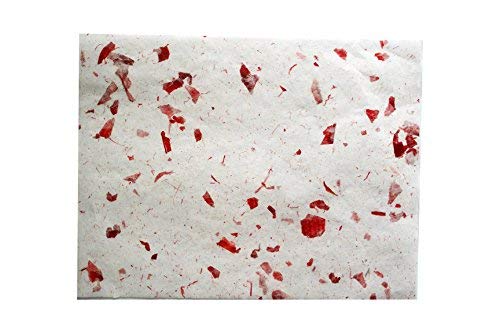 60 Sheets Handmade Mulberry Paper Natural Fiber Decorative Craft Paper Assorted Colors & Textures for Scrapbooking, Collage, Card Making, Bookbinding