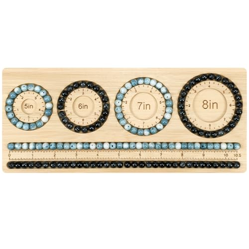 Petoysoso Bead Boards for Jewelry Making, Bamboo Beading Board for Bracelet, Bracelet Bead Board,Jewelry Making Supplies,Beading Tray - size: Bracelet-S5