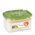 E-Jen Premium Kimchi, Sauerkraut Container Probiotic Fermentation with Inner Vacuum Lid (Earthenware Green, 1.3 gal/ 5.2L) - color: Earthenware Green, size: 1.3 gal