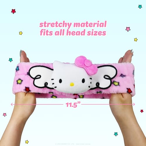 The Crème Shop x Hello Kitty Wings Plush Spa Headband (Wings) - color: Hello Kitty Wings