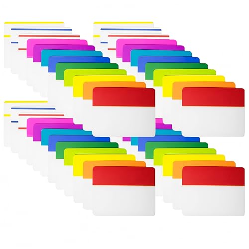 KICNIC Sticky Tabs 960 Pcs 2 Inch, Book Tabs, Annotation Tabs, Tabs for Notebooks, Removable Adhesive Flags Ultra for File, Binder, Folder, School, Office, College - color: Neon Colors, size: 960pcs