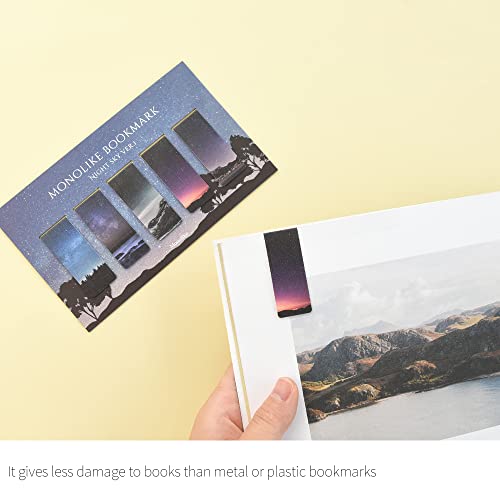Monolike Magnetic Bookmarks Night Sky Ver.1, Set of 5 - color: Night Sky Ver.1