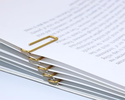 Penta Angel Cross Shape Paper Clip Book Page Mark 30Pcs Small Metal Bible Christian Page Markers Journaling Paperclips for Men Women Christmas Easter Gift (Gold Cross-30)
