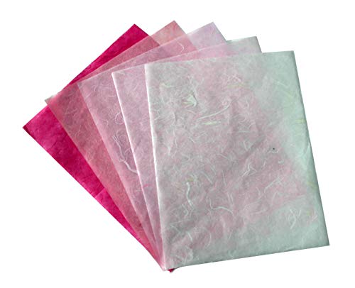 75 Mulberry Paper Sheet Design Craft Hand Made Art Tissue Japan Washi Design Craft Art Origami