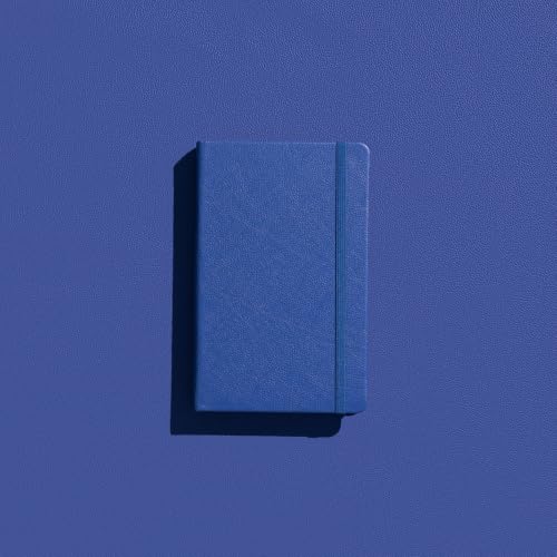 Leather Notebook, Writing Journal, Pacific Blue - color: Pacific Blue, size: Large