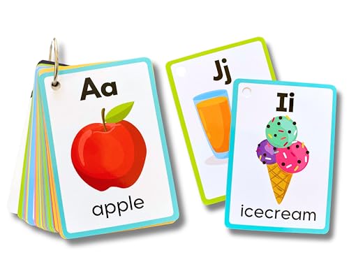 English Alphabets Flash Cards (Animated Images)