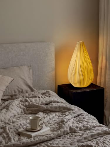 Modern Ceramic Table Lamp for Nightstand Bedroom Living Room