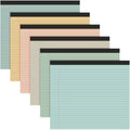 Lincia 6 Pcs Legal Pads Landscape Notebook, Earth Colors - color: Earth Colors