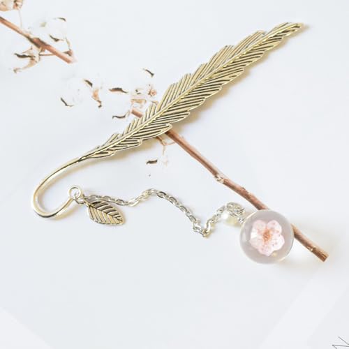 Elegant Metal Bookmark Reading Page Mark – Stylish Book Clip Pendant for Stationery Lovers