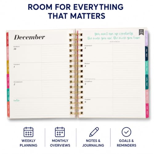 WORLD TRAVELER Academic Planner School Organizer Jul 2026-Dec 2027, 7"x9" - color: Ivory Magic