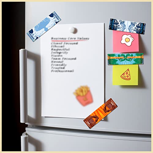Outus 24 Pcs National Park Magnetic Bookmarks Page Markers with Landscape
