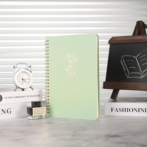 MGGAO 3 Pcs Spiral Notebooks For Women, Aesthetic College Ruled Journal - color: Pack 2