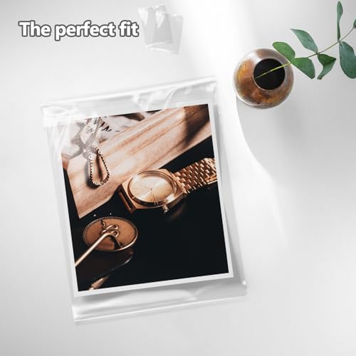 Golden State Art 8"x12" Acid-Free Crystal Clear Storage Sleeves,200 Pack - size: 8 x 12