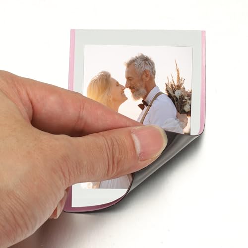 PATIKIL 2x3 Fridge Magnetic Frame, 10Pcs Mini Picture Frames Photo Frame Instant Film Small Picture Holder for Fujifilm Refrigerator, 5 Colors - color: 5 Colors