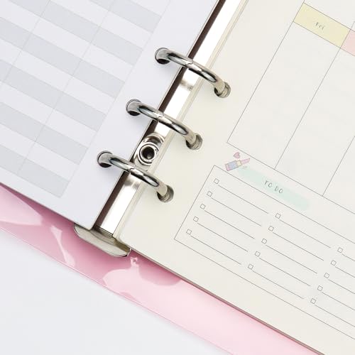 Pink A6 Budget Binder Planner Cover Shell Protector - color: Pink A6