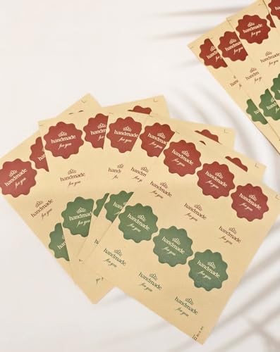 480 Lovely Cute Handmade Label Seal Sticker Handmade Bakery Decorative Sticker (Style-2)