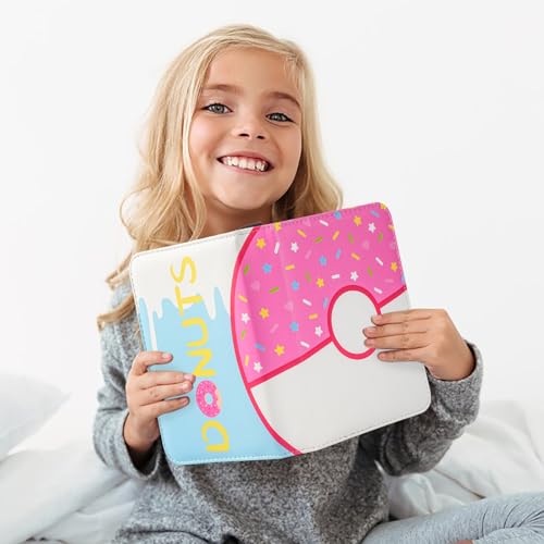 4 Pocket Portfolio Card Binder 240 Card Holder Album, Pink Donut Trading Cards Holder Zipper Binder for Girl Teen Collection (Pink Donut, 240 Pocket (Portfolio)) - color: Pink Donut, size: 240 Pocket