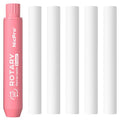 Nicpro Rotary Retractable Eraser with 5 PCS Refills-Pink - color: Pink