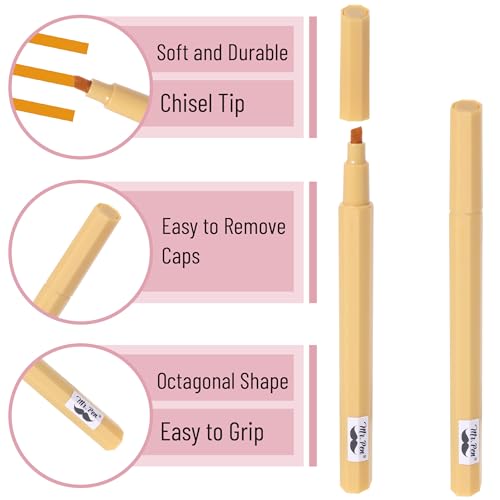 Mr. Pen- Aesthetic Highlighters No Bleed, 6 Pack, Chisel Tip - color: Retro Tones, size: 6 Pack