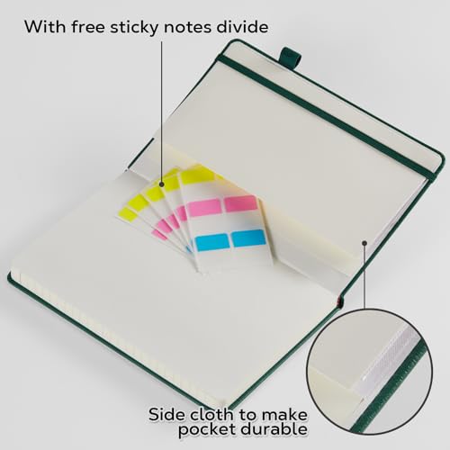 FOCUS DAY Lined Notebook Journals for Women/Men Work, 2 Pack Hardcover Leather Journal Note Book with 100GSM Thick Paper, Notebooks for Office School Supplies, A5 (5.7"x8.4"), Pink & Black - color: Black Pink, size: A5