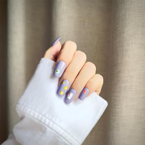 Okiyomi Dinosaur Nail Stickers for Kids, 3D Kawaii, 4 Sheets, 292 Decals - color: 5d Dinos