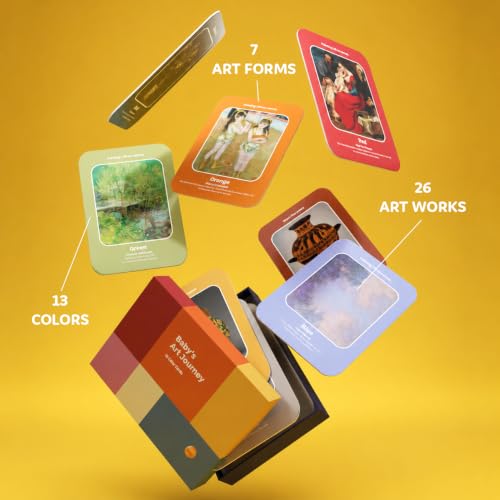 Real Art, Baby Art Flash Cards 0-3 and Up, 13 Cards, 26 Artworks