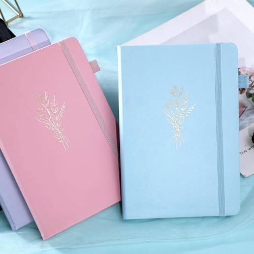 Lined Journal Notebook for Women Cute Leather Notebooks for Writing - color: Blue