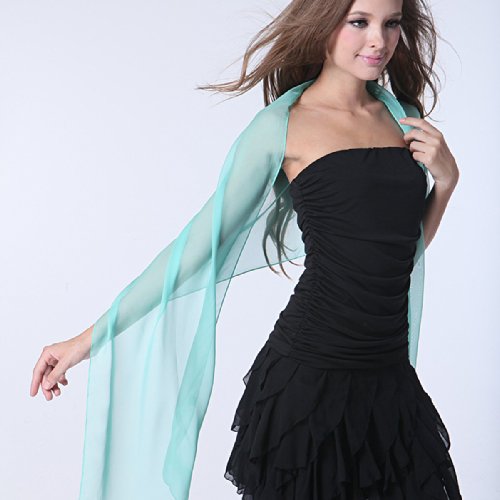 Tapp Collections™ Fashionable Soft Chiffon Scarf - color: Solid / Ivory