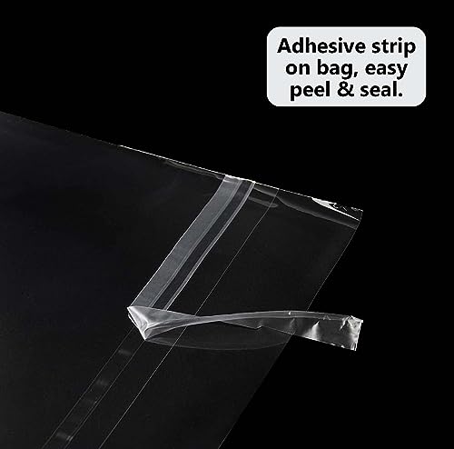 50 Pack Acid-Free Crystal Clear Sleeves Storage Bags for 12x12 Art Prints - size: 12x12 50 Pack