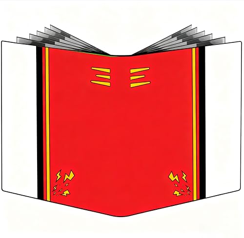 Trading Card Binder,Card Binder 400 Pockets,Card Book Holder Cards - color: Red, size: 400 Pockets