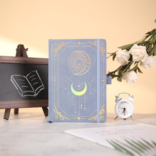 TIEFOSSI Dot Journal Notebook for Women Men, 160GSM Notebook - color: Light blue, size: Dot