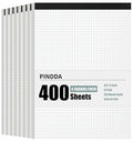 Graph Paper Notebook, 8 Pack, 8.5 x 11 Grid Paper, 4x4 Graph Ruled - color: 8 Pack-Squared (50 Sheets/Pad), size: 8.5" x 11"Portrait