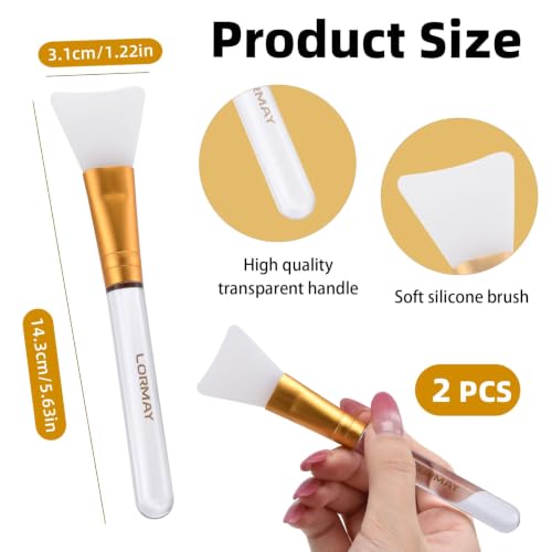 LORMAY Jelly Brush - Face Mask Application Tool for Even Coverage