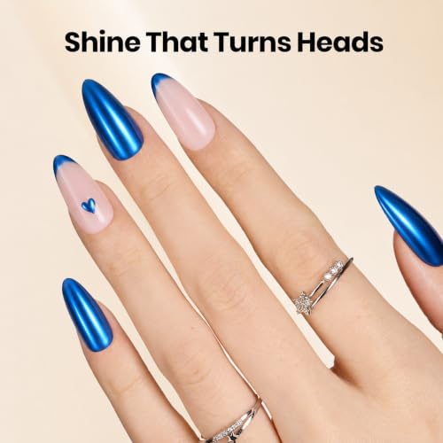 Beetles Chrome Nail Powder Set 8 Colors White Pearl Holographic Aurora - color: Multicolor Pearl-8